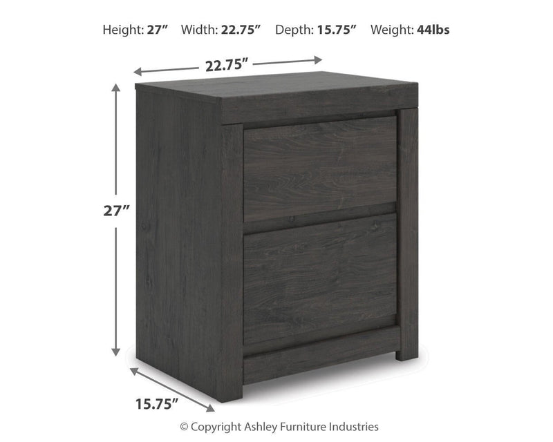 Parlayon Queen Panel Bed, Dresser, Mirror, Chest and Nightstand