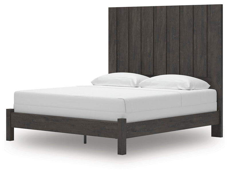 Parlayon King Panel Bed, Dresser, Mirror, Chest and Nightstand