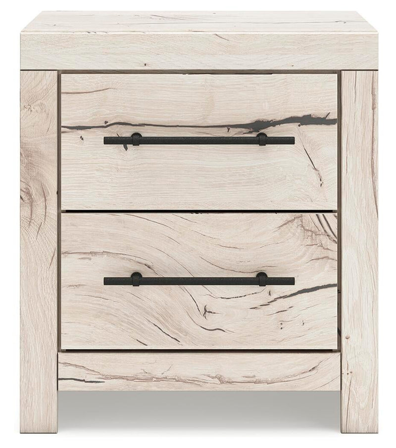 Lawroy Twin Panel Bed with Storage, Dresser, Mirror and Nightstand