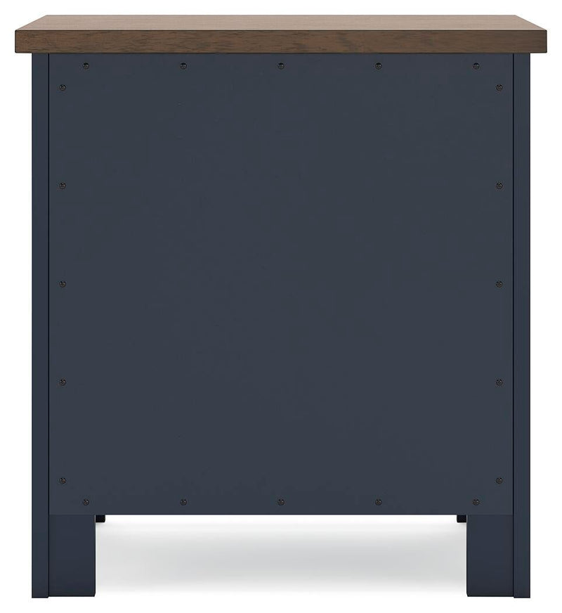 Landocken Twin Panel Headboard, Dresser, Mirror and Nightstand