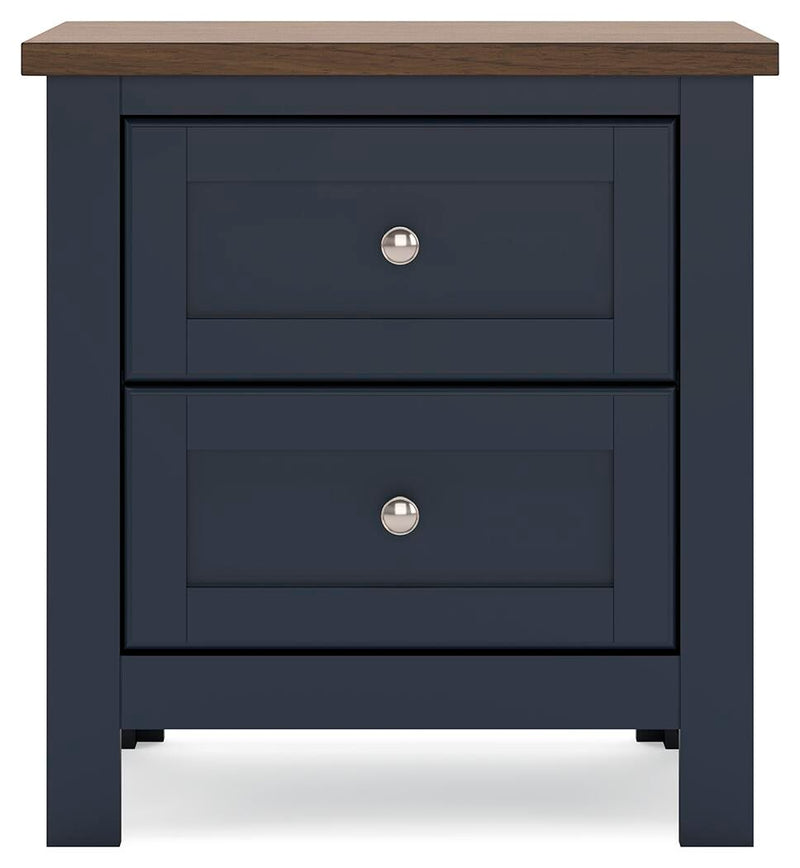 Landocken Twin Panel Bed, Dresser, Mirror and Nightstand