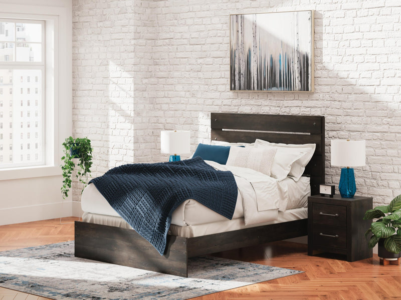 Delmorta Queen Panel Bed, Dresser and Mirror