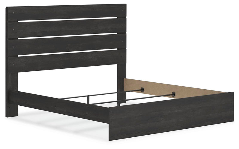 Delmorta King Panel Bed, Dresser and Mirror