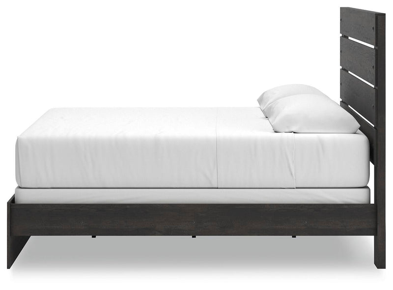 Delmorta King Panel Bed, Dresser and Mirror