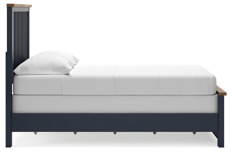 Landocken Full Panel Bed, Dresser and Mirror