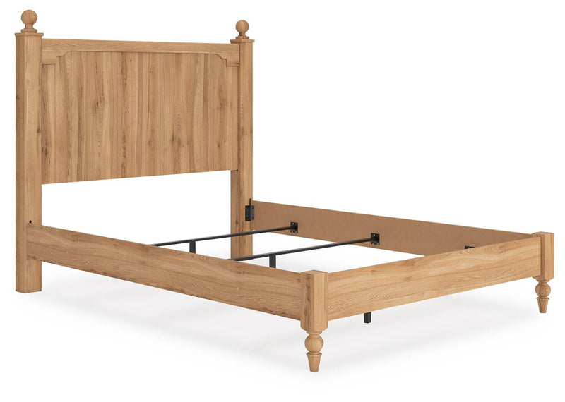Galletyn Queen Panel Bed with Mirrored Dresser
