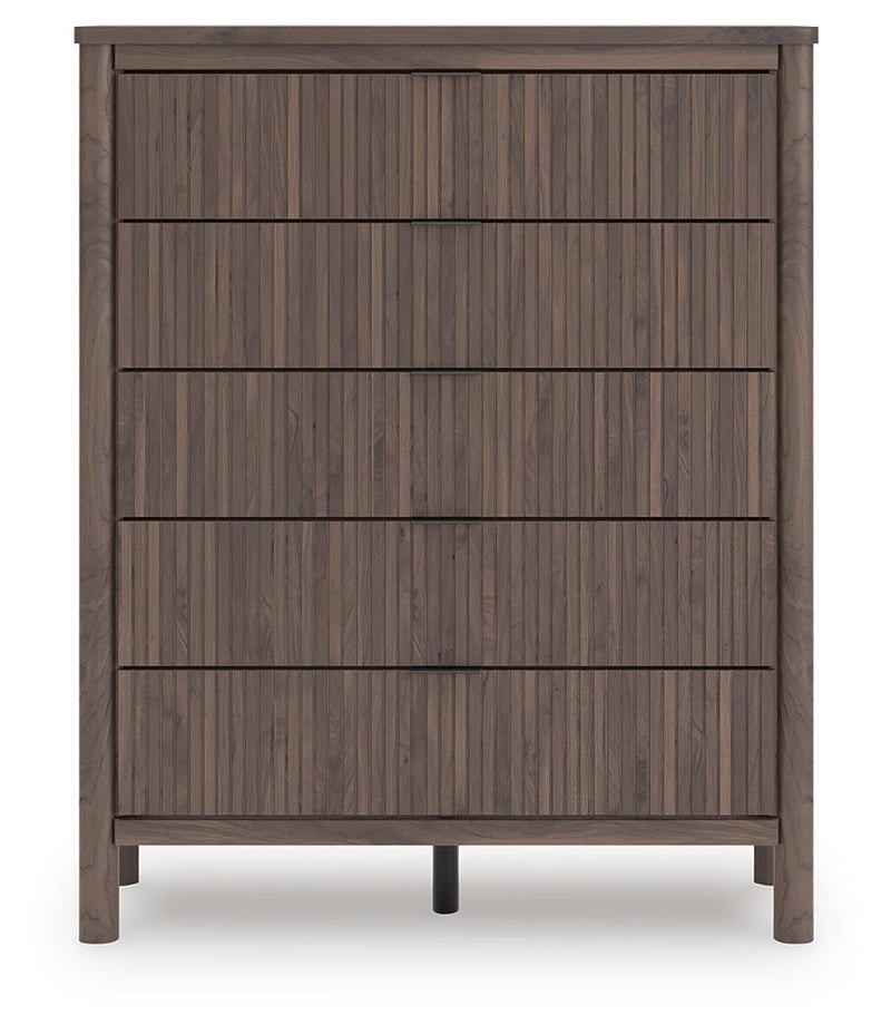 Cadmori Full Panel Platform Bed, Dresser, Mirror, Chest and Nightstand