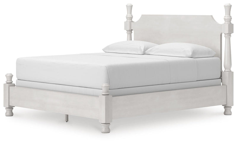 Chadworth California King Poster Bed, Dresser and Mirror
