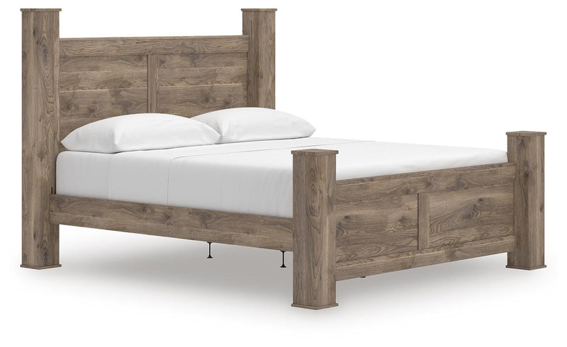 Keithland King Poster Bed, Dresser and Mirror