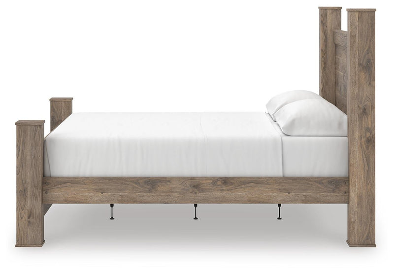 Keithland King Poster Bed, Dresser and Mirror