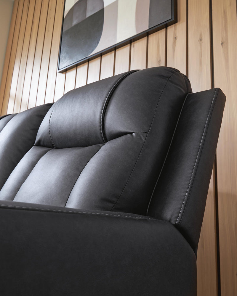 Mackmenville Reclining Sofa and Reclining Loveseat with Console