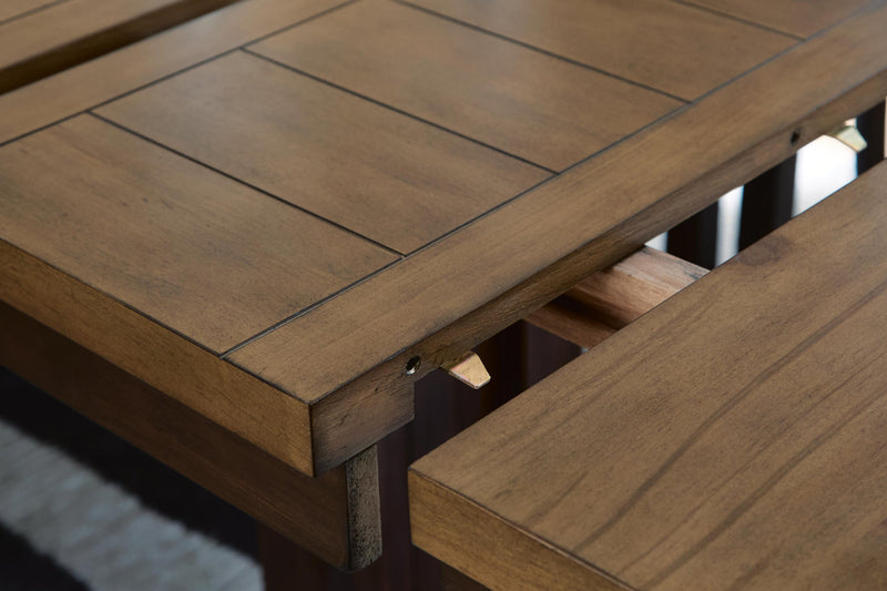 Anixburg Counter Height Dining Table and 6 Barstools