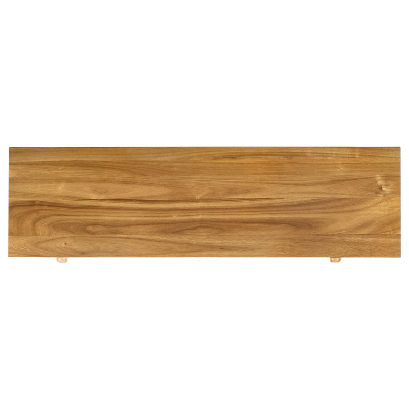 Fabra 4-door Dining Sideboard Storage Console Honey