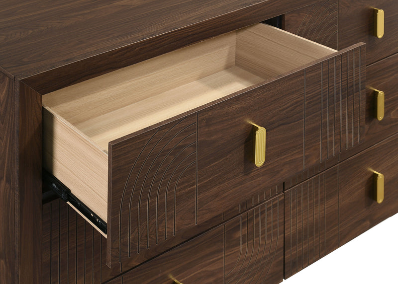 Etienne 4-piece Full Bedroom Set Walnut