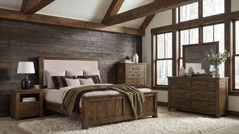 Doherty 5-piece California King Bedroom Set Rustic Brown