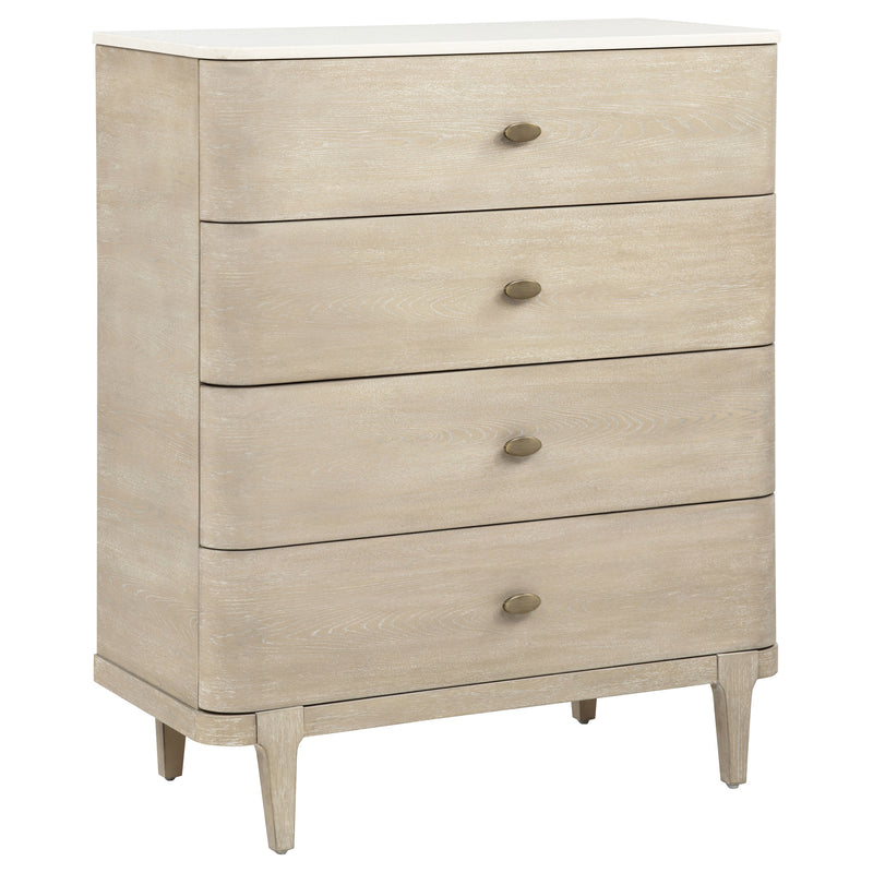 Lucaire 5-piece Eastern King Bedroom Set Sandstone