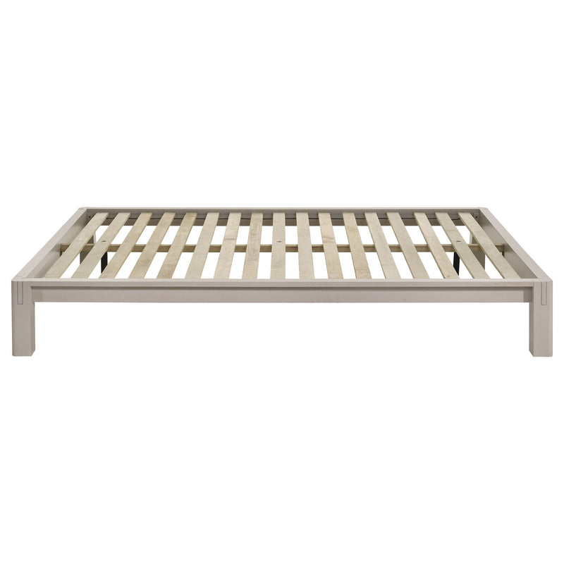 Gislen Queen Easy Assembly Wood Platform Bed White