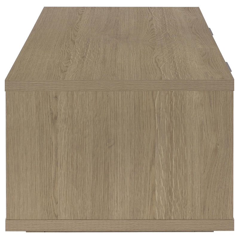 Ingram 2-Piece Coffee and End Table Set with Storage Latte