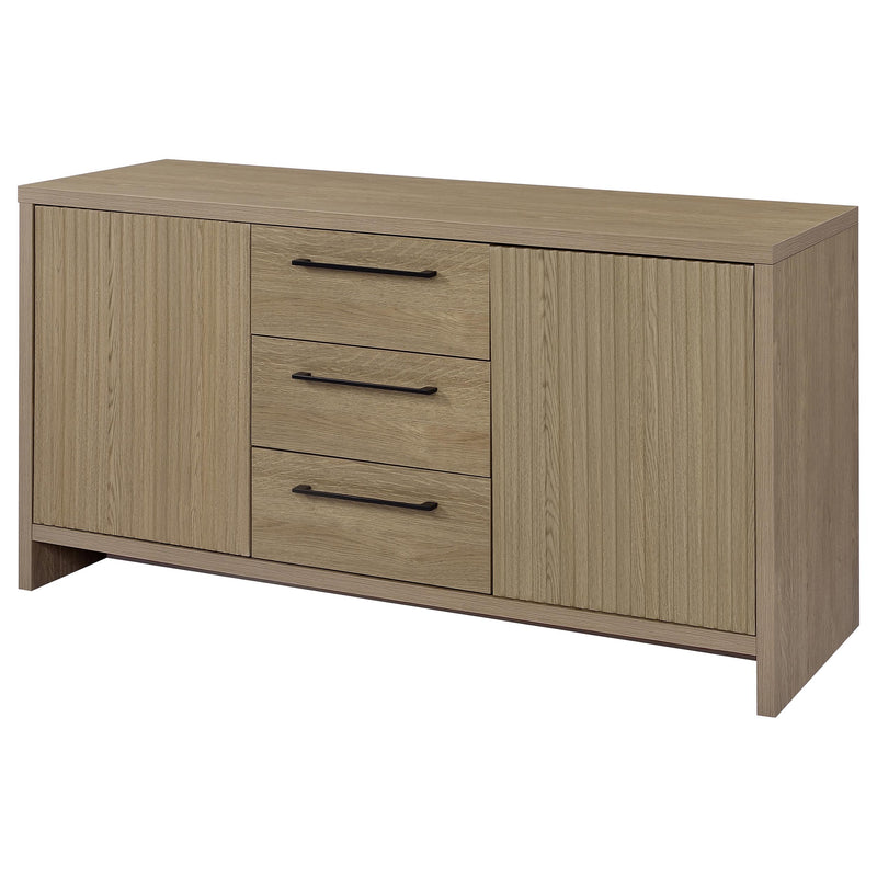 Amery 3-drawer Accent Storage Cabinet Console Latte
