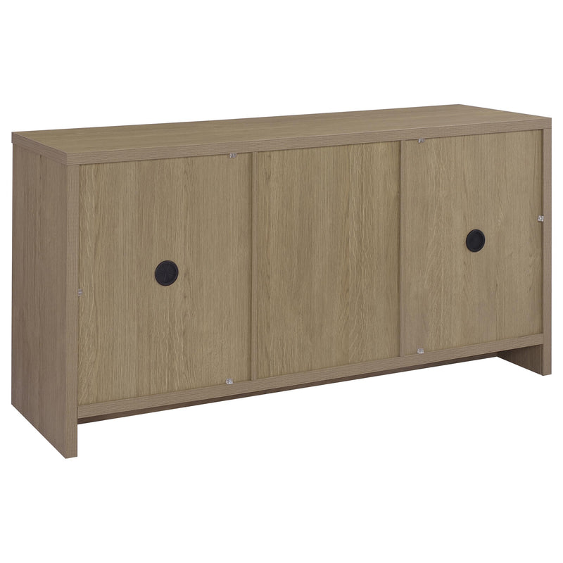 Amery 3-drawer Accent Storage Cabinet Console Latte