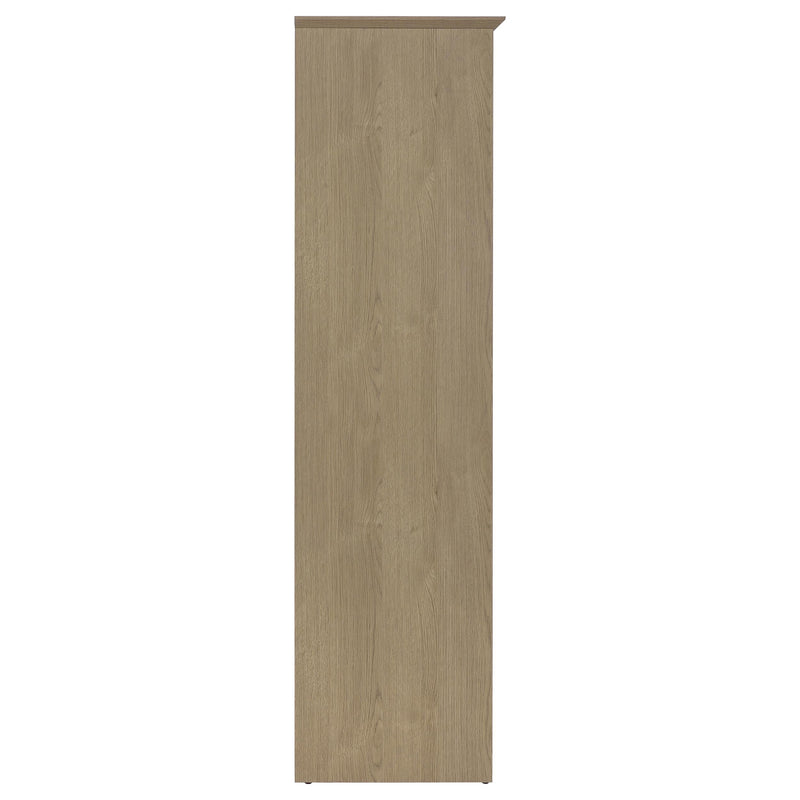 Arvida 2-door Bedroom Wardrobe Storage Cabinet Armoire Latte