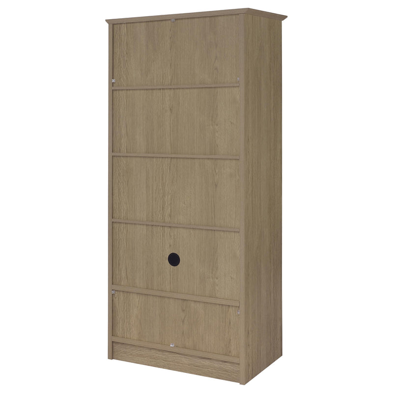 Arvida 2-door Bedroom Wardrobe Storage Cabinet Armoire Latte