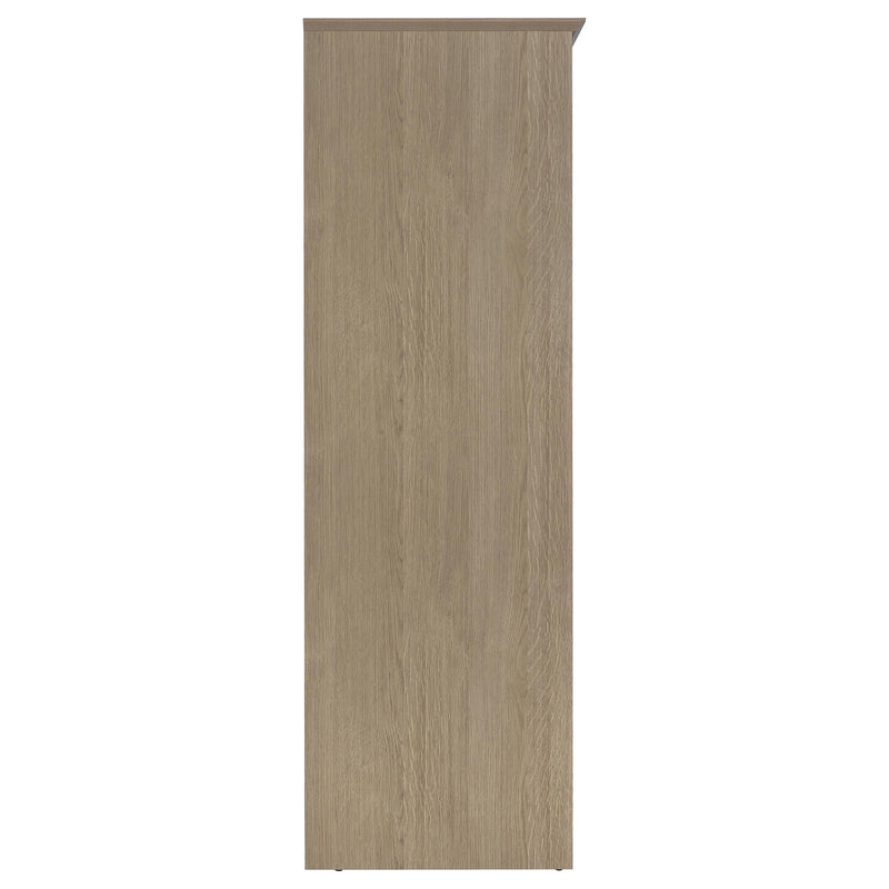 Canova 3-door Bedroom Wardrobe Storage Cabinet Armoire Latte