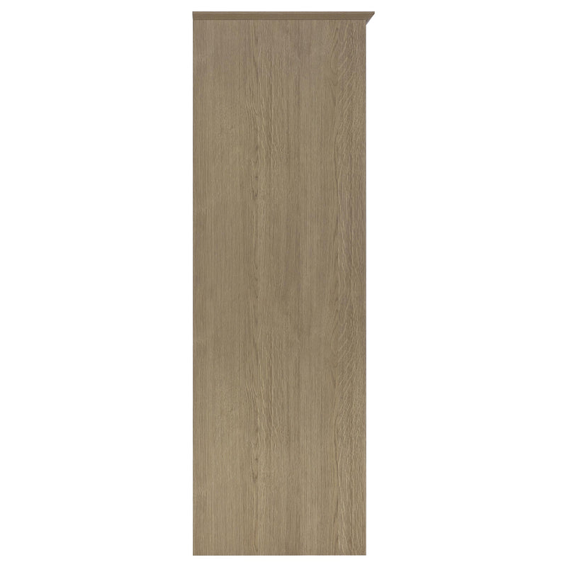 Cassara 2-door Bedroom Wardrobe Storage Cabinet Armoire Latte