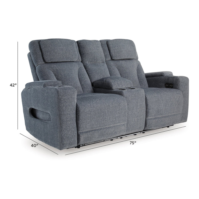 Studio Cave PWR REC Loveseat/CON/ADJ HDRST