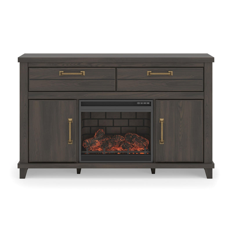 Brazen Valley 60" TV Stand with Electric Fireplace
